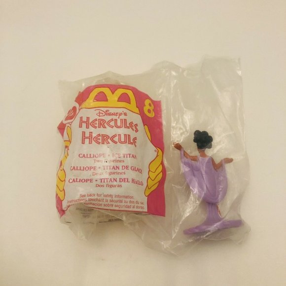 Vintage 1996 Mcdonalds Hercules Happy Meal Toy #8 Calliope And Ice Titan Sealed - Picture 2 of 9